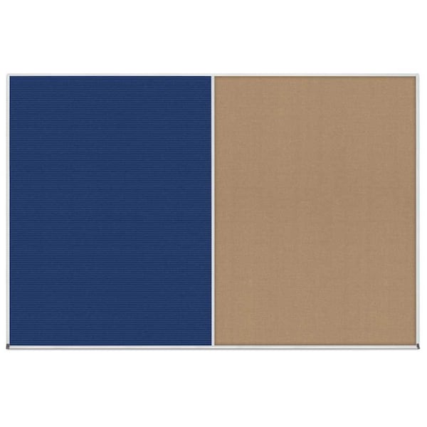 Enclosed Corkboard, 1 Door, 24"x36", 4" Fra